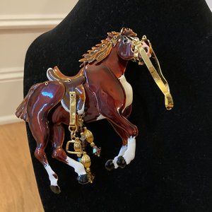 "Tack and Leather" Lunch at the Ritz pin